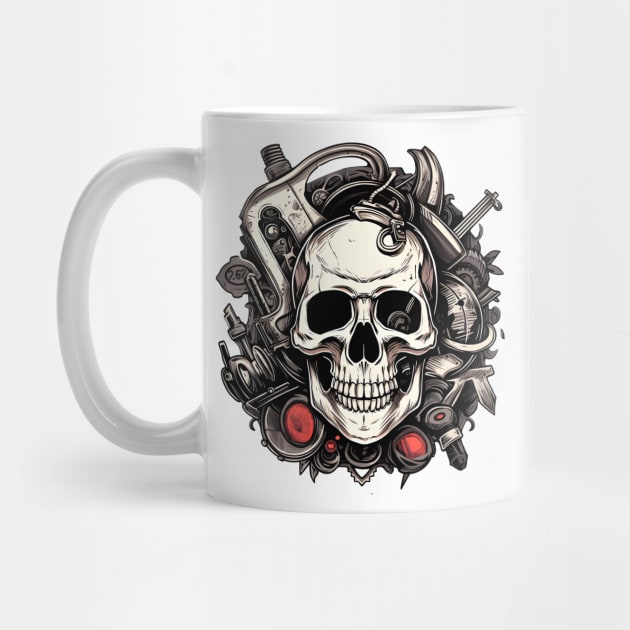 Garage Skull Design by ragil_studio